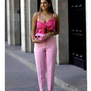 ZARA WOMAN NEW HIGH-WAISTED PANTS